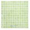 Mosaic Glass Tile by Vidrepur Glass Mosaic Deco Collection Recycled Glass Tile Mesh Backed Sheet in Brushed Green/Yellow