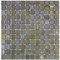 Mosaic Glass Tile by Vidrepur Glass Mosaic Deco Collection Recycled Glass Tile Mesh Backed Sheet in Metalic