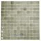 Mosaic Glass Tile by Vidrepur Glass Mosaic Nieblas Collection Recycled Glass Tile Mesh Backed Sheet in Fog Grey