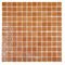 Mosaic Glass Tile by Vidrepur Glass Mosaic Deco Collection Recycled Glass Tile Mesh Backed Sheet in Misty Bronze