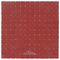 Mosaic Glass Tile by Vidrepur - Essentials Collection 1" x 1" Recycled Glass Tile on 12 1/2" x 12 1/2" Meshed Backed Sheet in Candy Apple
