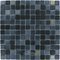 Mosaic Glass Tile by Vidrepur - Arts Collection 1" x 1" Recycled Glass Tile on 12 1/2" x 12 1/2" Mesh Backed Sheet in Mercury