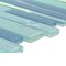 Distinctive Glass Tile - Glass Sticks Sky Mix 12" x 12" Mesh Backed Sheet