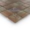 Stellar Tile - Coppa - 3/4" x 3/4" Glass Mosaic Tile in Tan Gold