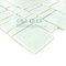 Vicenza Mosaico Glass Tiles USA - Freedom Handcut Glass Mesh Mounted Sheets In Bianco