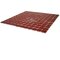 Mosaic Glass Tile by Vidrepur Glass Mosaic Deco Collection Recycled Glass Tile Mesh Backed Sheet in Burgundy