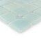 Mosaic Glass Tile by Vidrepur Glass Mosaic Anti-slip Collection Recycled Glass Tile Mesh Backed Sheet in Fog Green Cannes Slip-Resistant