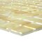 Mosaic Glass Tile by Vidrepur Glass Mosaic Titanium Collection Recycled Glass Tile Mesh Backed Sheet in Brushed Sand Iridescent