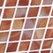 Mosaic Glass Tile by Vidrepur Glass Mosaic Titanium Collection Recycled Glass Tile Mesh Backed Sheet in Brushed Peach Iridescent