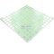 GLOW IN THE DARK Tile by Vidrepur Mesh Backed Sheet in Fire Glass 4 White