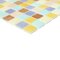 Mosaic Glass Tile by Vidrepur Glass Mosaic Mixes Collection Recycled Glass Tile Mesh Backed Sheet in Pastel Mix