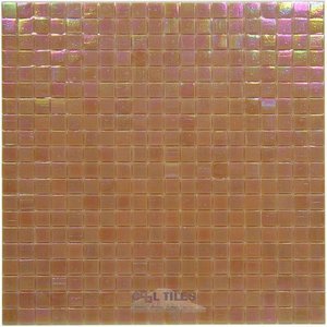 Vicenza Mosaico Glass Tiles USA - Phoenix 5/8" Glass Film-Faced Sheets in Perfection