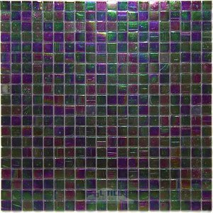 Vicenza Mosaico Glass Tiles USA - Phoenix 5/8" Glass Film-Faced Sheets in March Ice