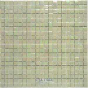 Vicenza Mosaico Glass Tiles USA - Phoenix 5/8" Glass Film-Faced Sheets in Mindoro