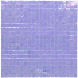 Vicenza Mosaico Glass Tiles USA - Phoenix 5/8" Glass Film-Faced Sheets in Fountain