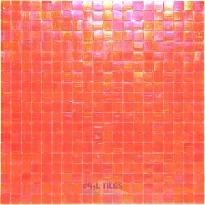 Vicenza Mosaico Glass Tiles USA - Phoenix 5/8" Glass Film-Faced Sheets in Enchantment