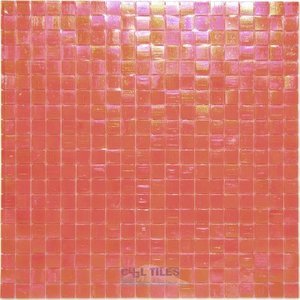 Vicenza Mosaico Glass Tiles USA - Phoenix 5/8" Glass Film-Faced Sheets in Fresh