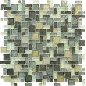 Illusion Glass Tile - Desert Mirage - Versailles Mosaic Tile in Palo Verde