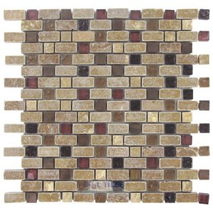 Illusion Glass Tile - Inspiration - Stone, Glass & Metal Mosaic Tile in Tudor