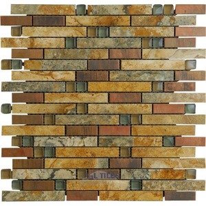 Illusion Glass Tile - Inspiration - Stone, Glass and Metal Mosaic Tile in Fall