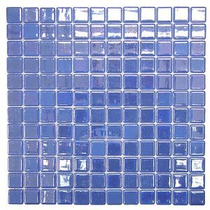 GLOW IN THE DARK Tile by Vidrepur Mesh Backed Sheet in Fire Glass