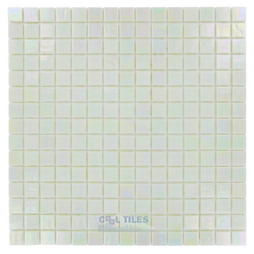 13"x13" Glass Mosaic in Pearl