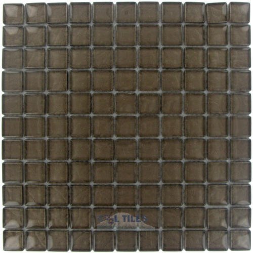 7/8" x 7/8" Glass Mosaic Tile in Mink
