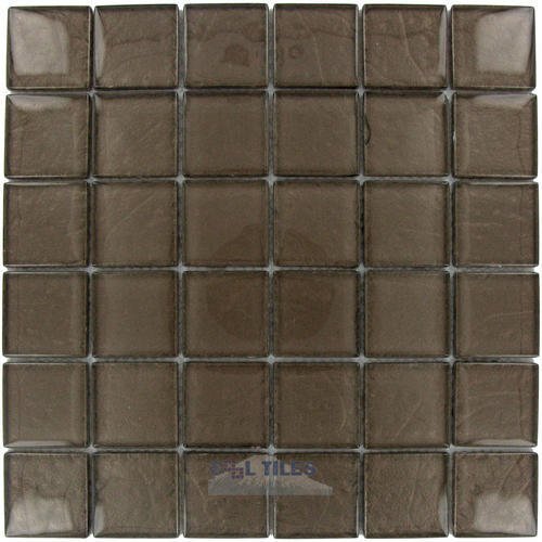 1 7/8" x 1 7/8" Glass Mosaic Tile in Mink