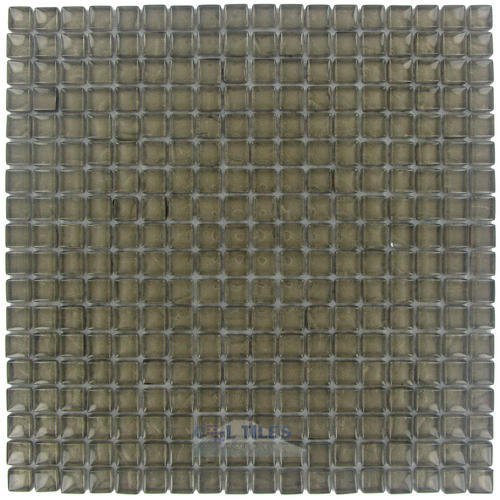 5/8" x 5/8" Glass Mosaic Tile in Mink