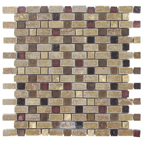 Stone, Glass & Metal Mosaic Tile in Tudor