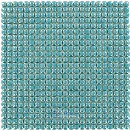 Recycled Glass Tile in Pearl Turquesa