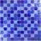 Aqua Mosaics - 1" x 1" Recycled Mosaic in Light Blue Blend
