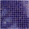 Aqua Mosaics - 3/4" x 3/4" Glass Mosaics in Cobalt Blue Copper