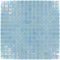 Elida Ceramica - Dynasty Nocturnal - 13"x13" Glass Mosaic in Powder Blue