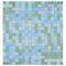 Vicenza Mosaico Glass Tiles USA- 5/8" Blends Film Faced Sheets in Giacinto