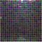 Vicenza Mosaico Glass Tiles USA - Phoenix 5/8" Glass Film-Faced Sheets in March Ice