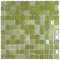 Mosaic Glass Tile by Vidrepur - Lux Collection 1" x 1" Recycled Glass Tile on 12 3/8" x 12 3/8" Meshed Backed Sheet in Lemon Lime