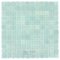 Mosaic Glass Tile by Vidrepur Glass Mosaic Nieblas Collection Recycled Glass Tile Mesh Backed Sheet in Fog Green Cannes