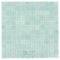 Mosaic Glass Tile by Vidrepur Glass Mosaic Anti-slip Collection Recycled Glass Tile Mesh Backed Sheet in Fog Green Cannes Slip-Resistant