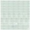 Mosaic Glass Tile by Vidrepur Glass Mosaic Titanium Collection Recycled Glass Tile Mesh Backed Sheet in Snow White Iridescent
