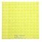 Mosaic Glass Tile by Vidrepur Glass Mosaic Deco Collection Recycled Glass Tile Mesh Backed Sheet in Lemon Yellow