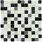Mosaic Glass Tile by Vidrepur - Mixes Collection 1" x 1" Recycled Glass Tile Meshed Backed Sheet in Luna de Castellon