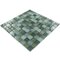 Illusion Glass Tile - 7/8" x 7/8" Glass Mosaic Tile in Stormy Skys Clear