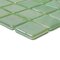 Mosaic Glass Tile by Vidrepur Glass Mosaic Titanium Collection Recycled Glass Tile Mesh Backed Sheet in Green  Iridescent