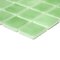 Mosaic Glass Tile by Vidrepur Glass Mosaic Deco Collection Recycled Glass Tile Mesh Backed Sheet in Green Apple