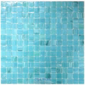 Vicenza Mosaico Glass Tiles USA - Spark 3/4" Glass Film-Faced Sheets in Lucio