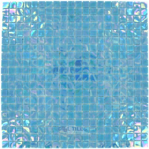 13"x13" Glass Mosaic in Ocean Reef