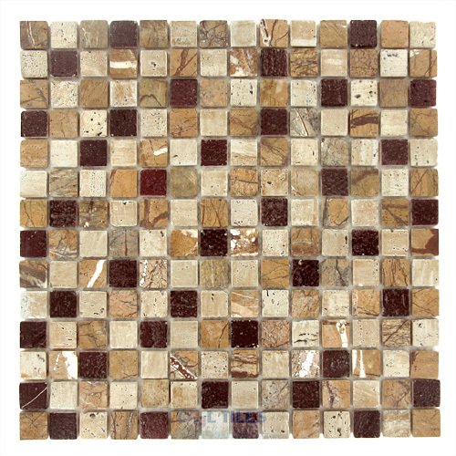 12" x 12" Stone Mosaic in Minos