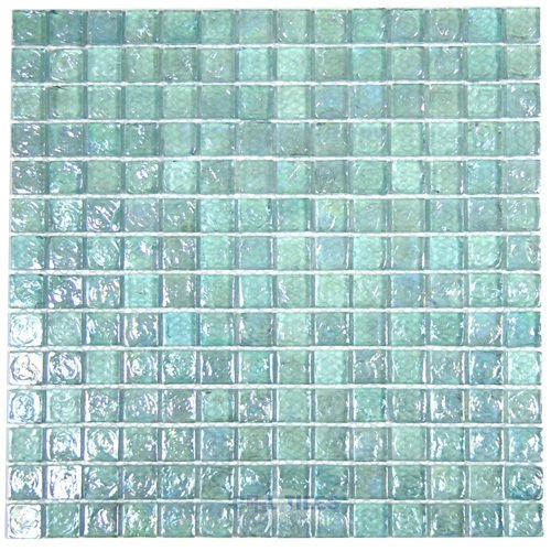 Mosaic Light Blue Iridescent 12" x 12" Film Faced Sheet