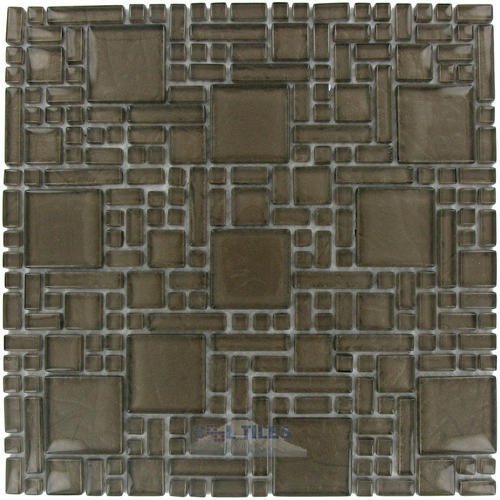 Micro Versailles Glass Mosaic Tile in Mink